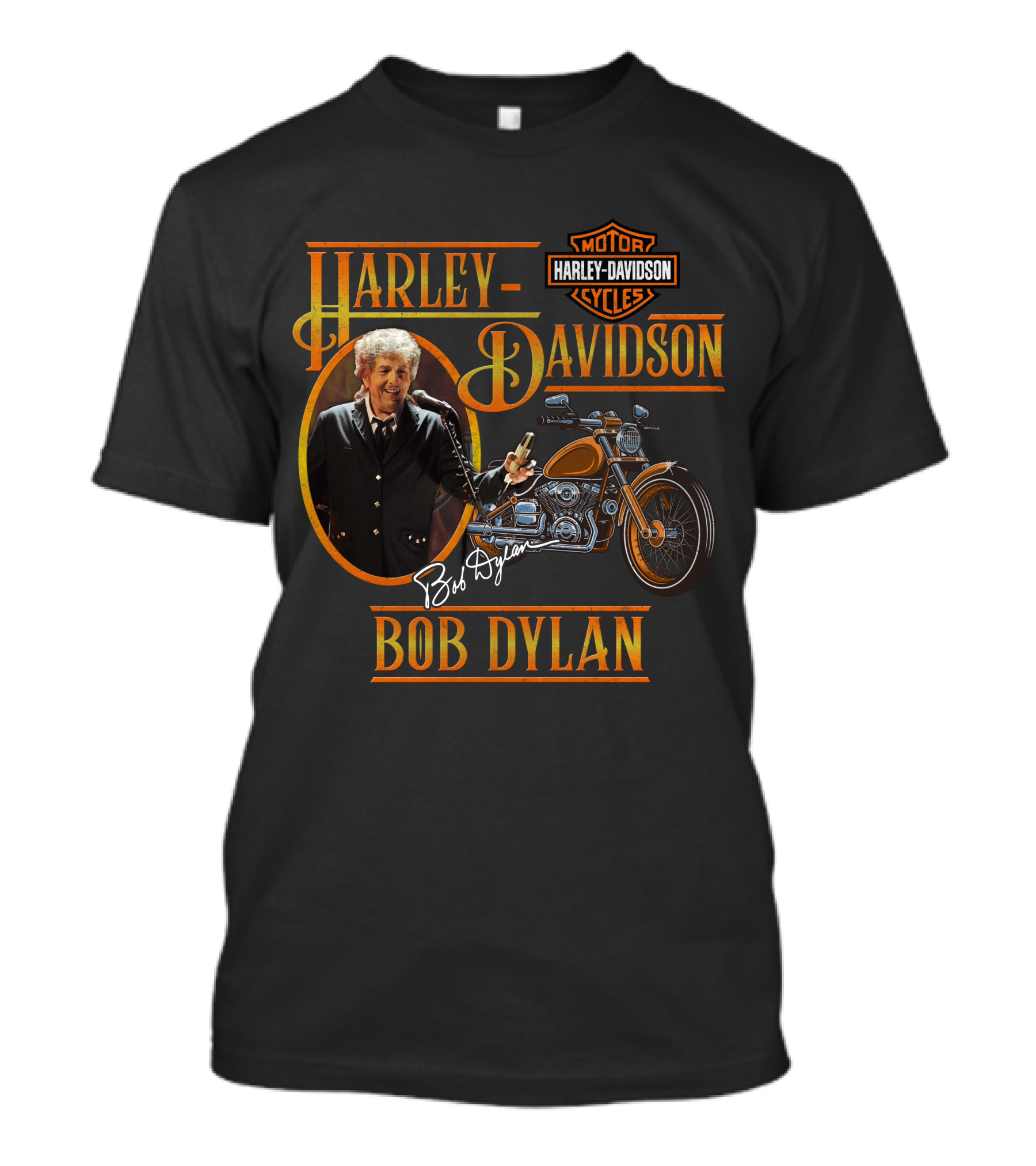 Harley Davidson Bob Dylan Motorcycles T-Shirt