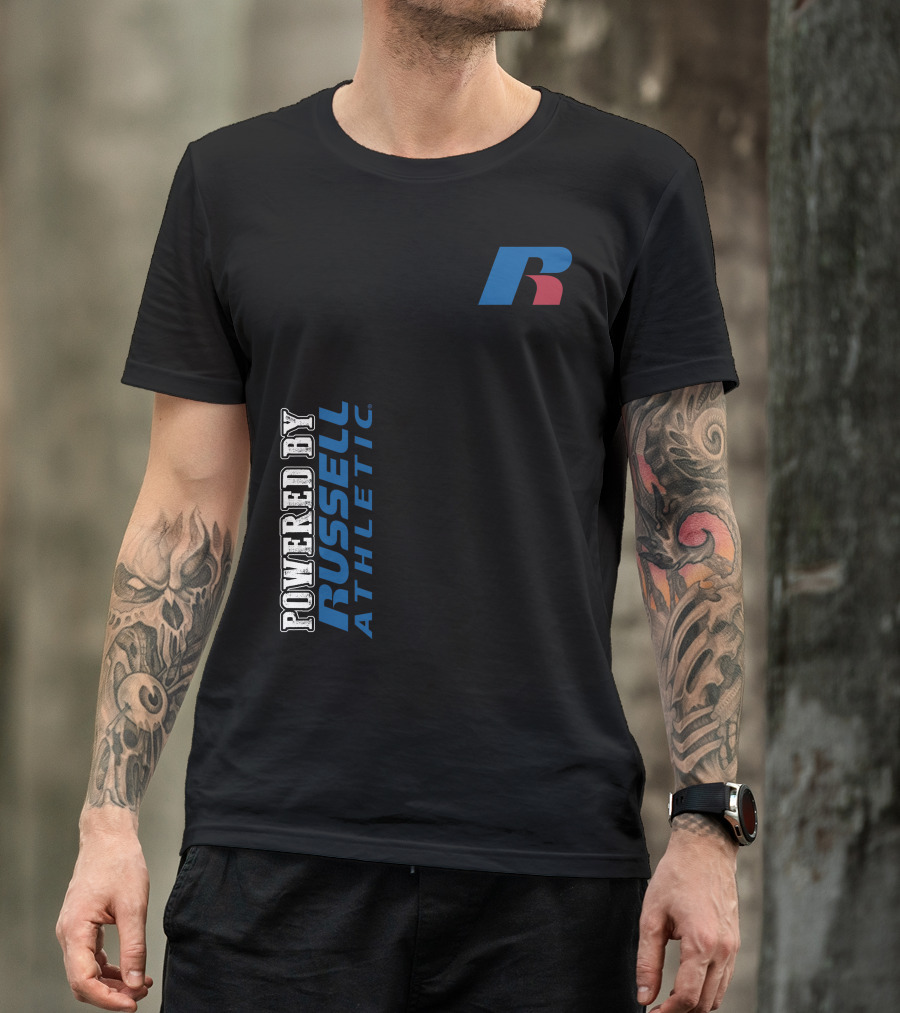 Powered By Russell Athletic R T-Shirt
