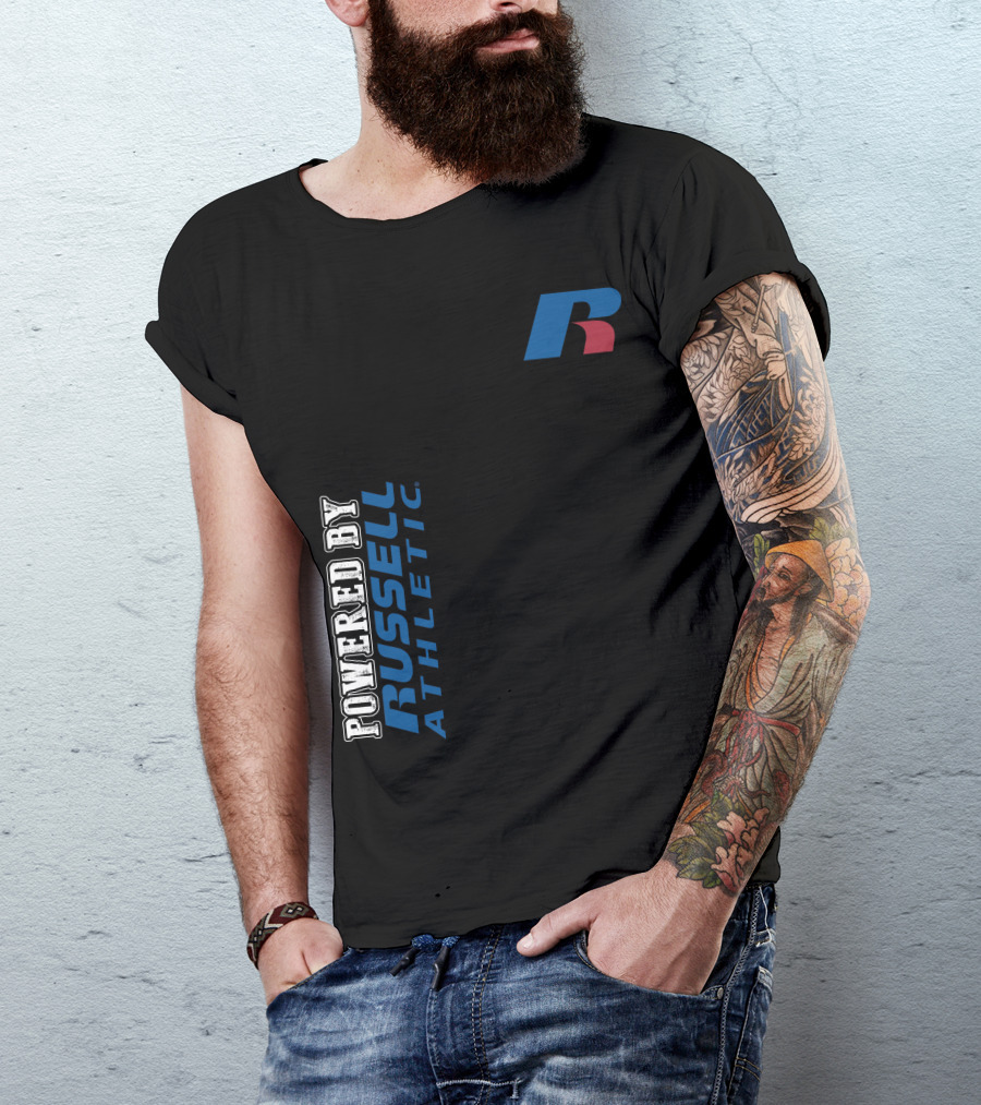 Powered By Russell Athletic R T-Shirt