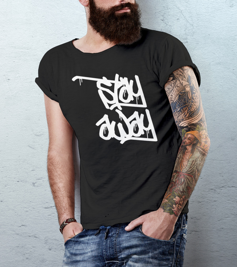 Stay Away Social Distance Graffiti T-Shirt
