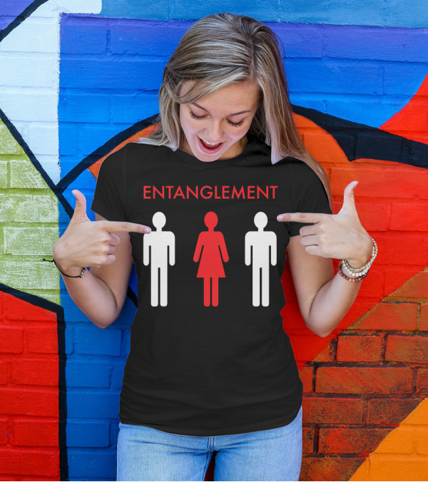 ENTANGLEMENT Funny Entanglement Entangled Men T-Shirt