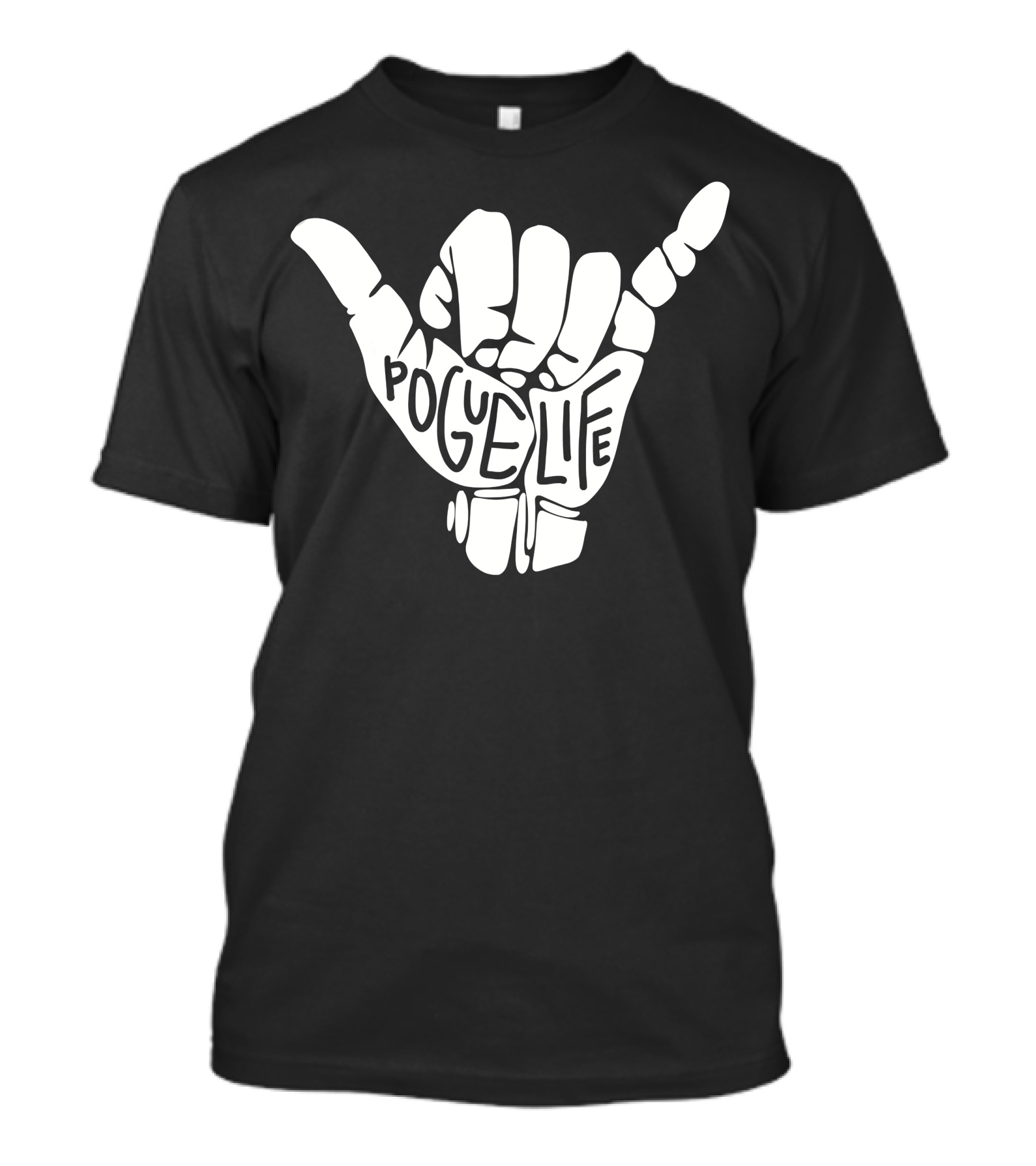 Pogue Life Shaka Hand Hang Loose OBX Outer Banks T-Shirt
