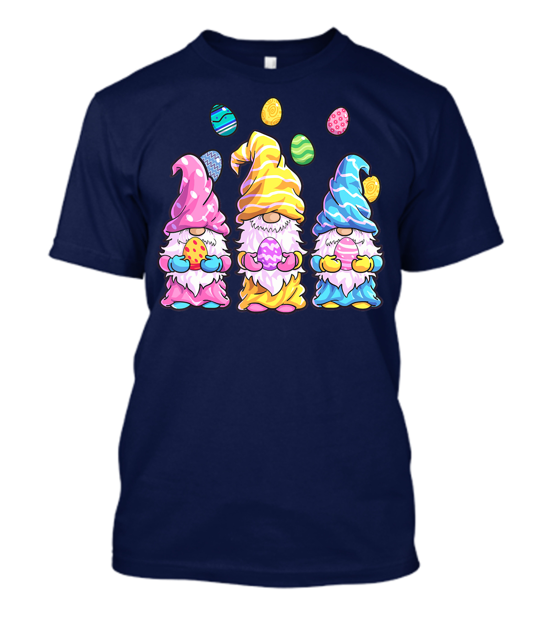 Gnome Easter Outfit With Colorful Eggs And Gnomes T-Shirt