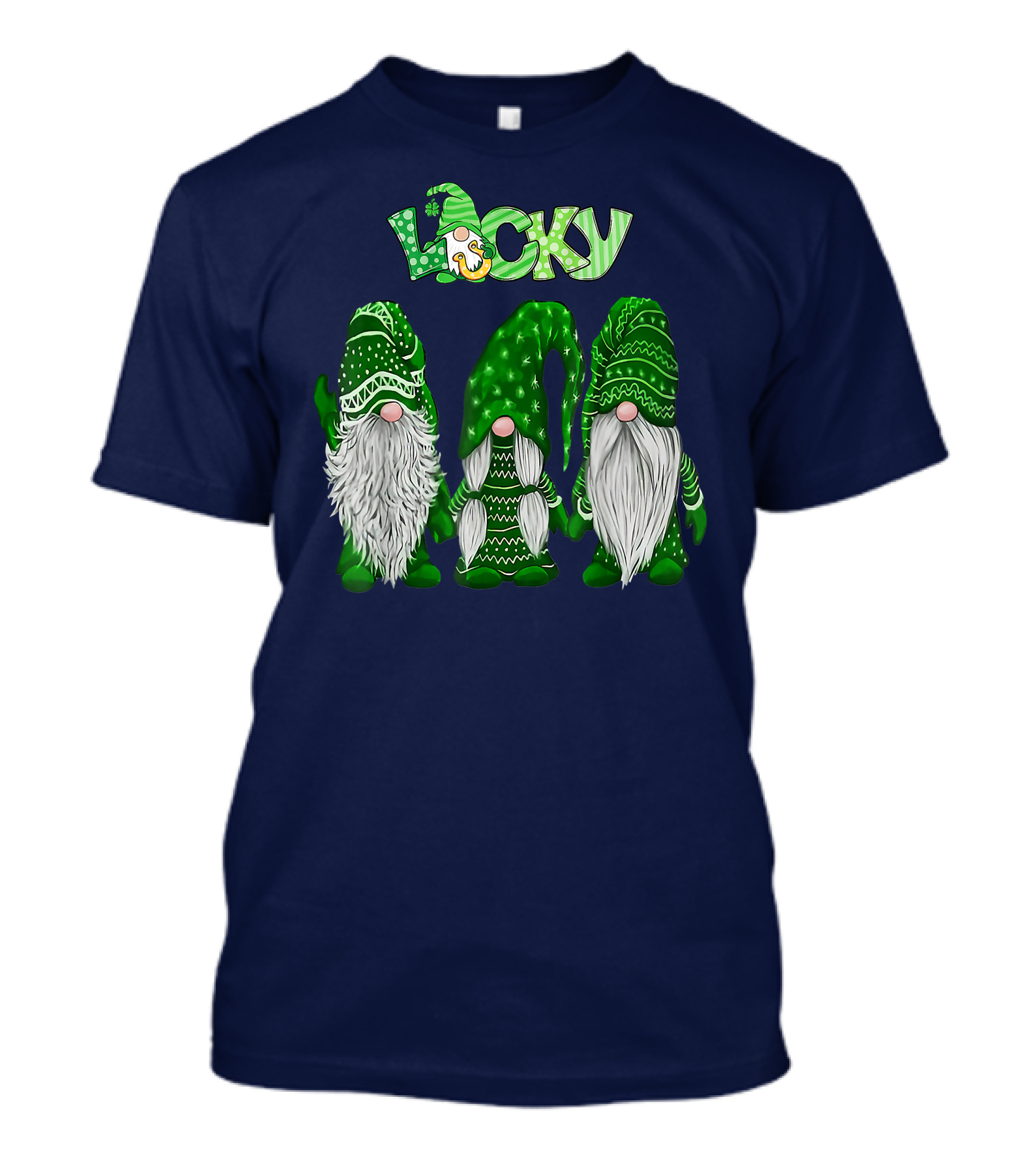 Lucky Green Gnomes St. Patrick's Day T-Shirt