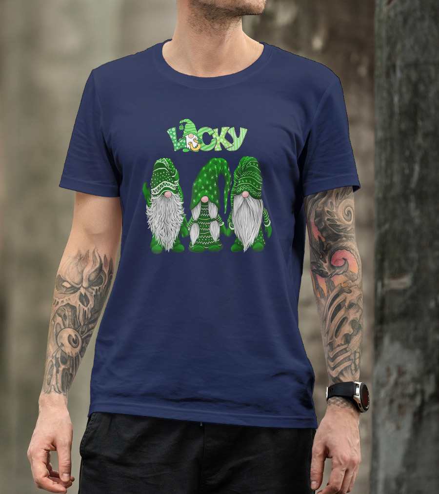 Lucky Green Gnomes St. Patrick's Day T-Shirt