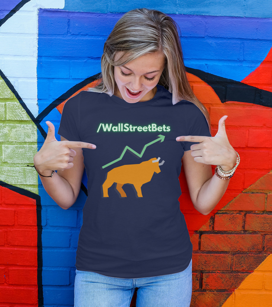 WallStreetBets Bull Market Stock Investing Trading Arrow T-Shirt