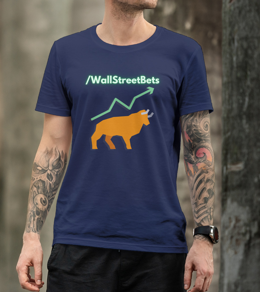 WallStreetBets Bull Market Stock Investing Trading Arrow T-Shirt