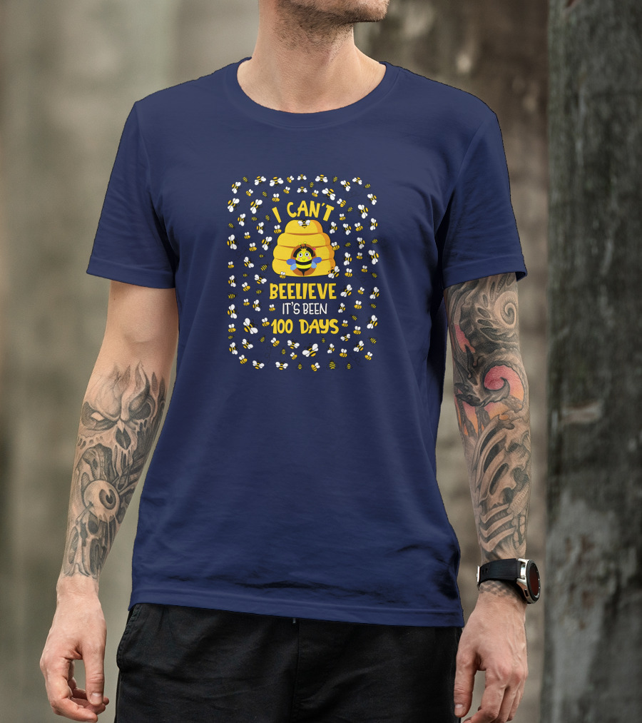 I Can't Beelieve It's Been 100 Days Bees Lover Student T-Shirt