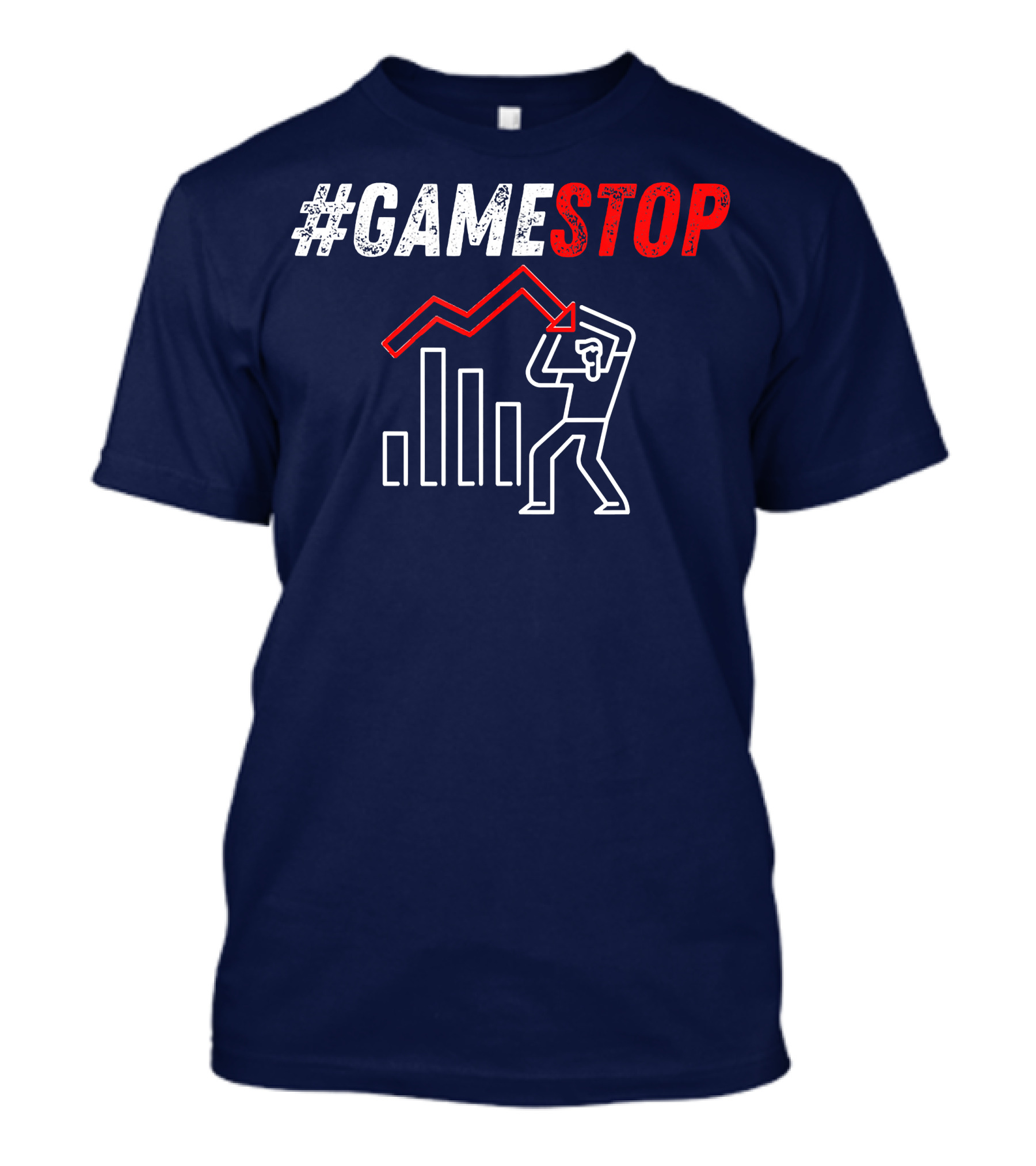GameStop Stock Market Meme Trend Chart T-Shirt