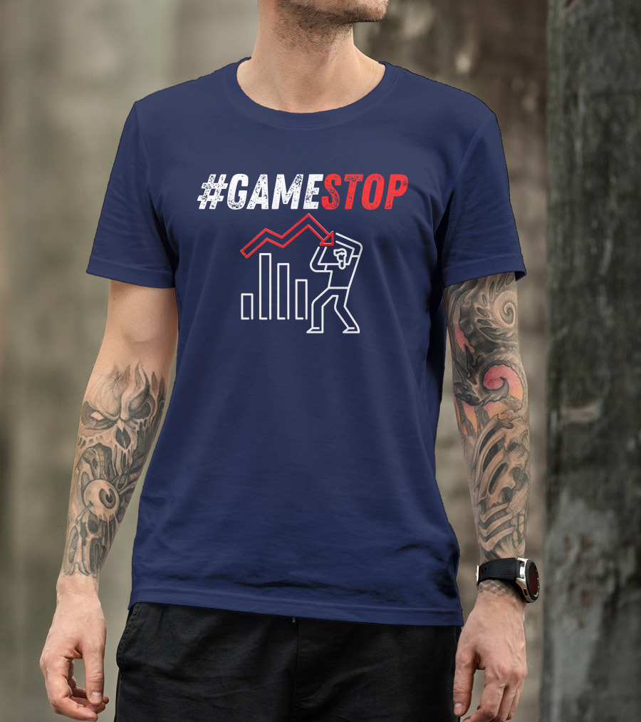 GameStop Stock Market Meme Trend Chart T-Shirt