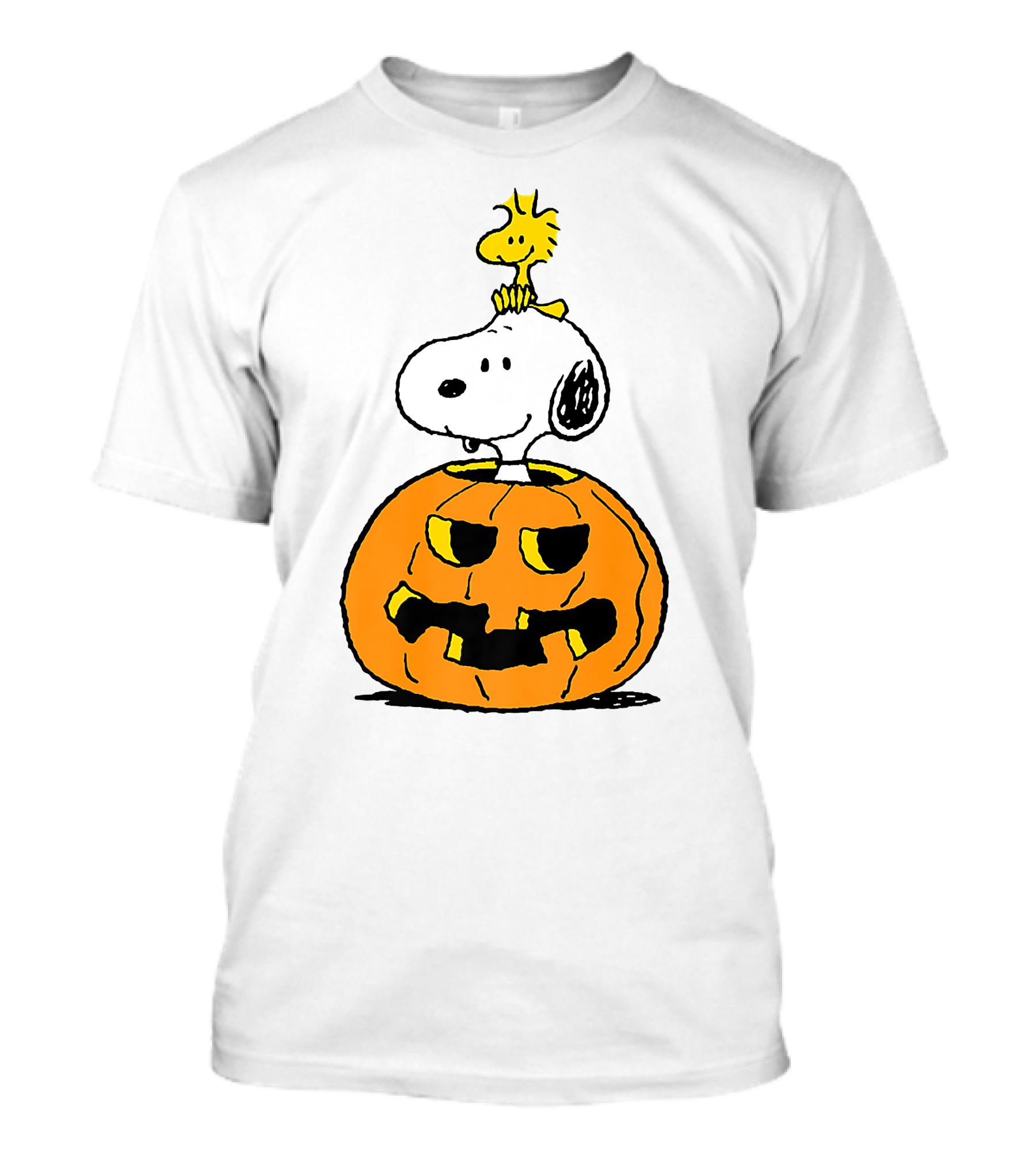 Halloween Snoopy Woodstock Pumpkin Peanuts Cartoon T-Shirt