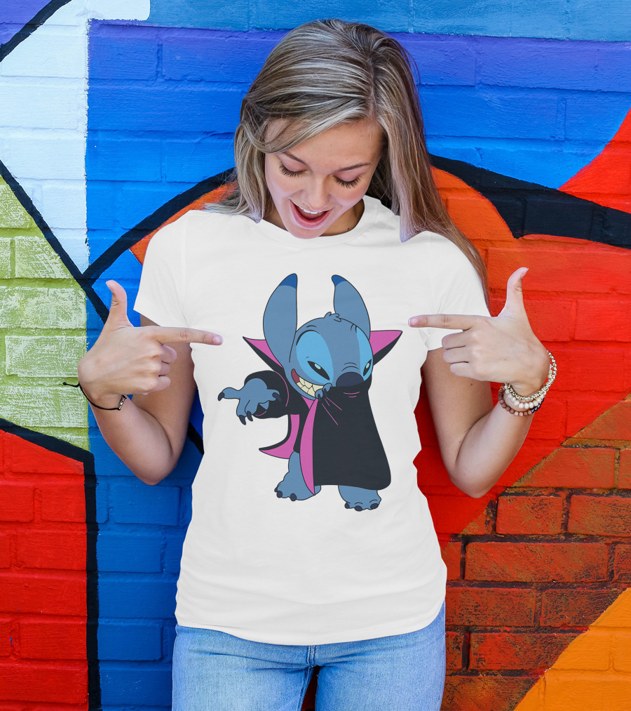 Disney Stitch Halloween Vampire Costume T-Shirt