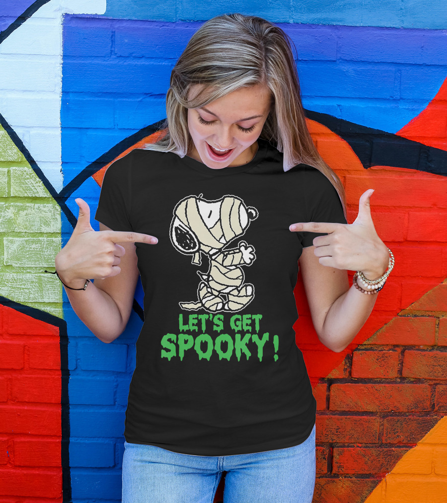 Let's Get Spooky Halloween Mummy Costume T-Shirt