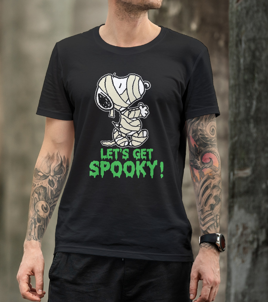 Let's Get Spooky Halloween Mummy Costume T-Shirt