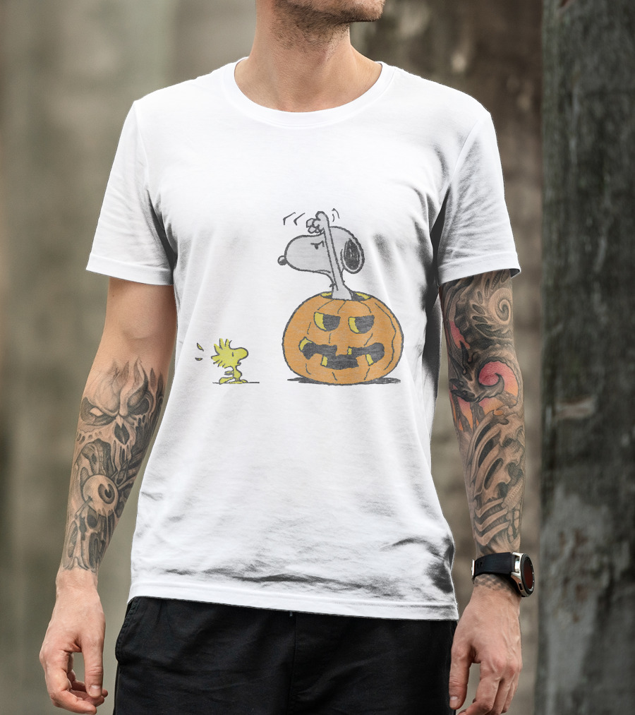 Halloween Snoopy Woodstock Pumpkin Peanuts T-Shirt