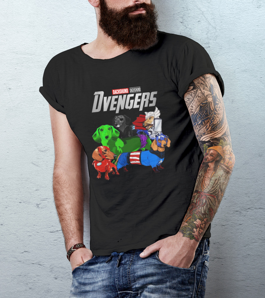 Dachshund Dachshund DVengers T-Shirt
