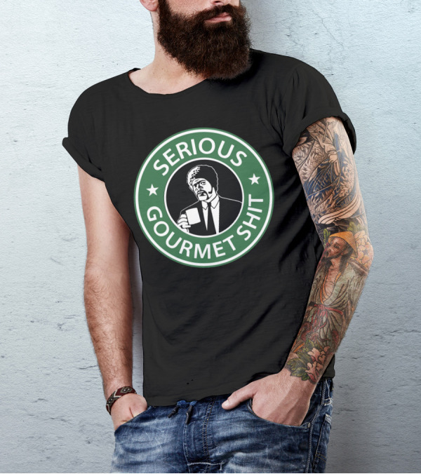 Serious Gourmet Shit Coffee Mug Pulp Fiction T-Shirt