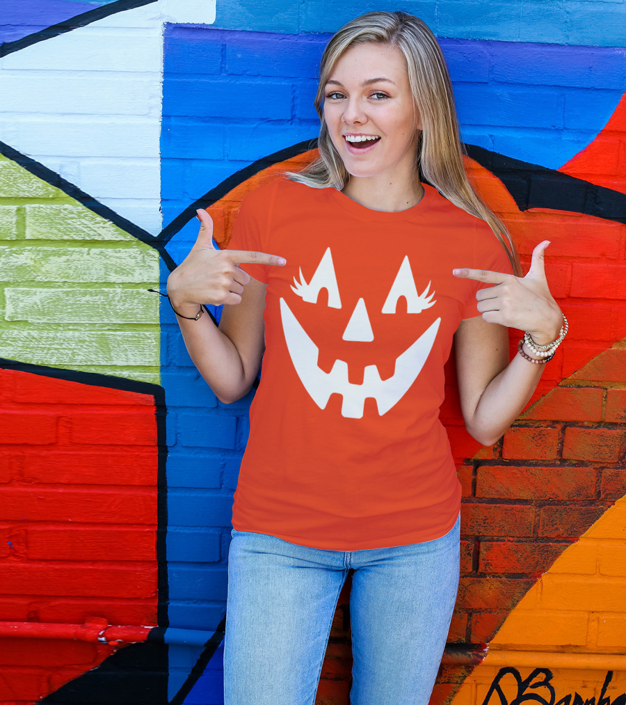 Halloween Pumpkin Pumpkin Face Halloween Party Halloween T-Shirt