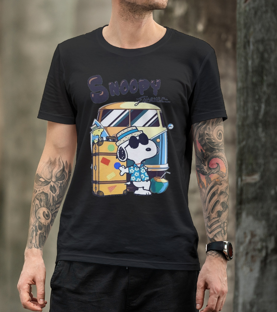 Snoopy Forever Vintage Travel Adventure T-Shirt