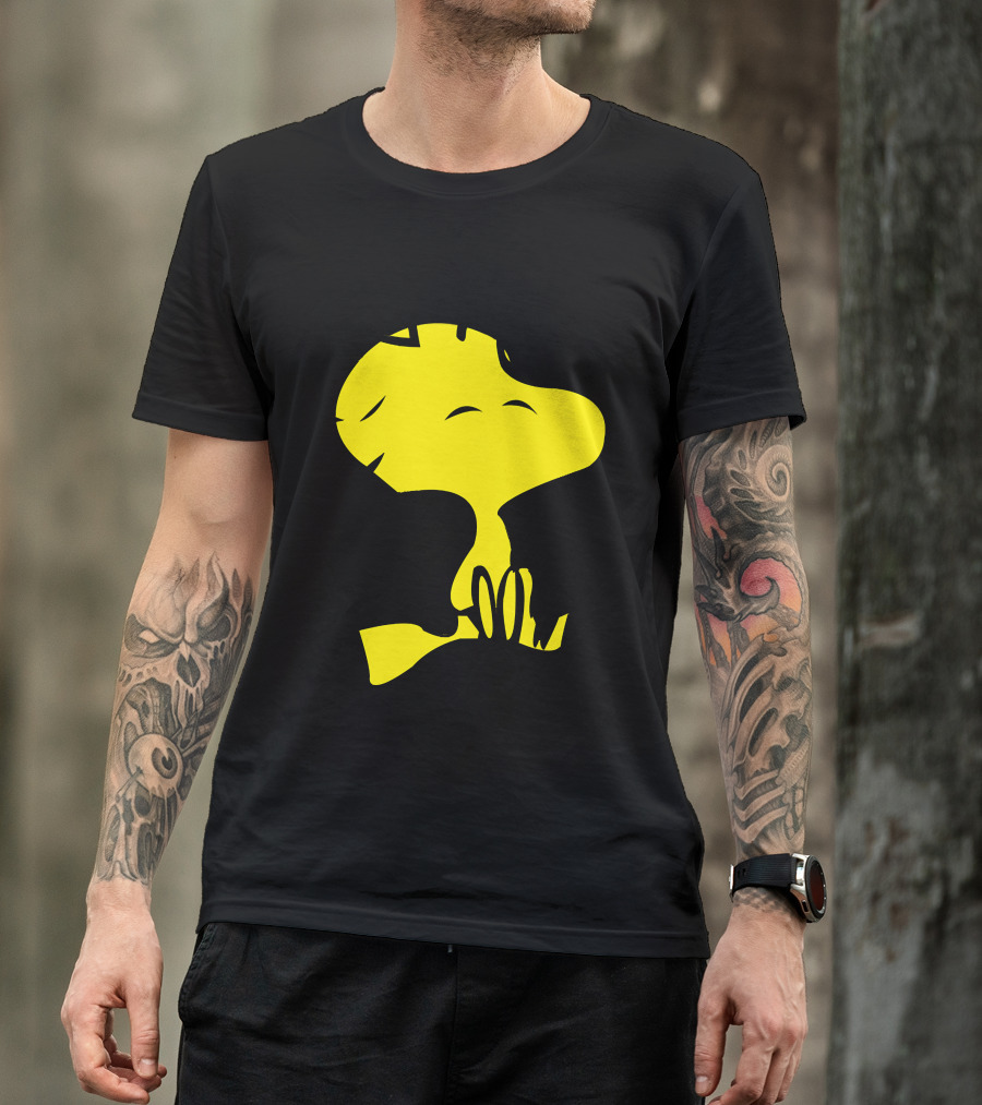 Woodstock Peanuts Cartoon Character Yellow Bird T-Shirt
