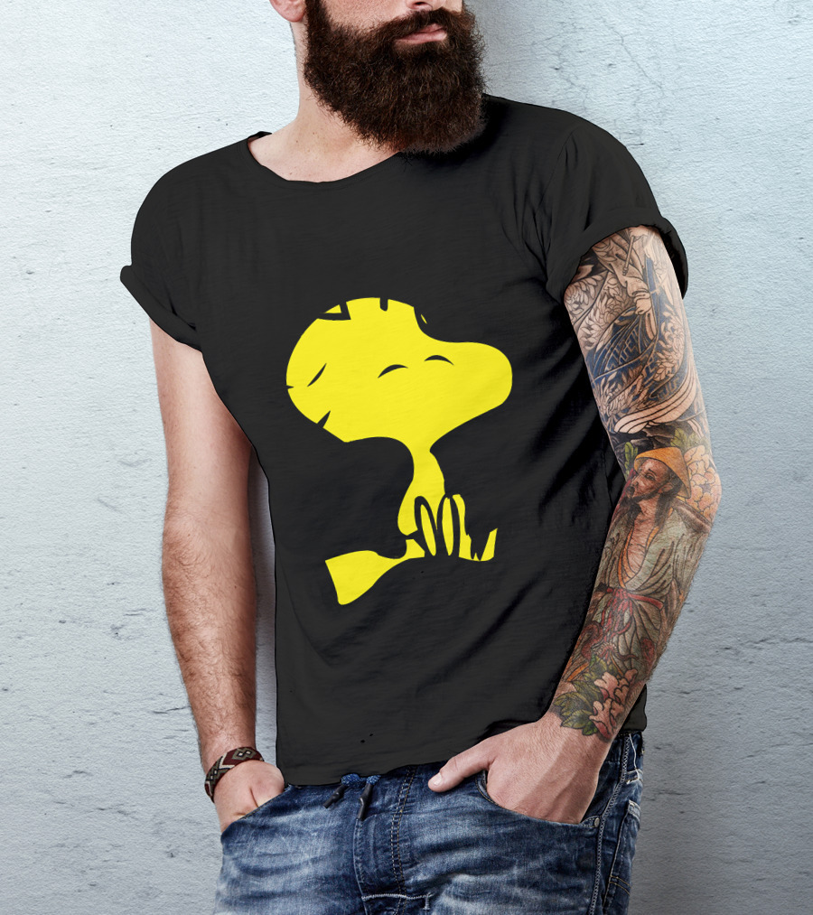 Woodstock Peanuts Cartoon Character Yellow Bird T-Shirt