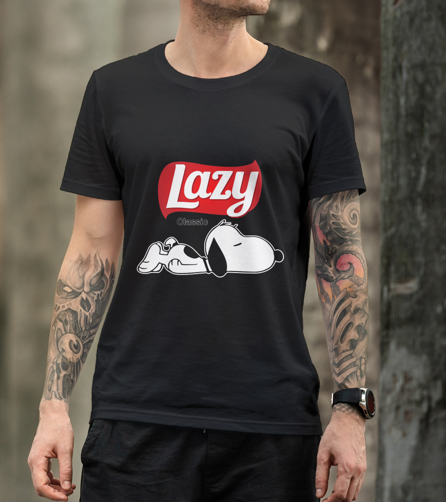 Lazy Classic Snoopy T-Shirt