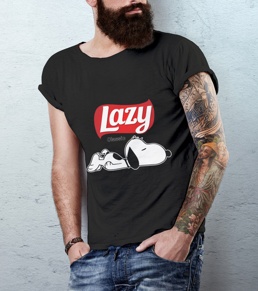 Lazy Classic Snoopy T-Shirt