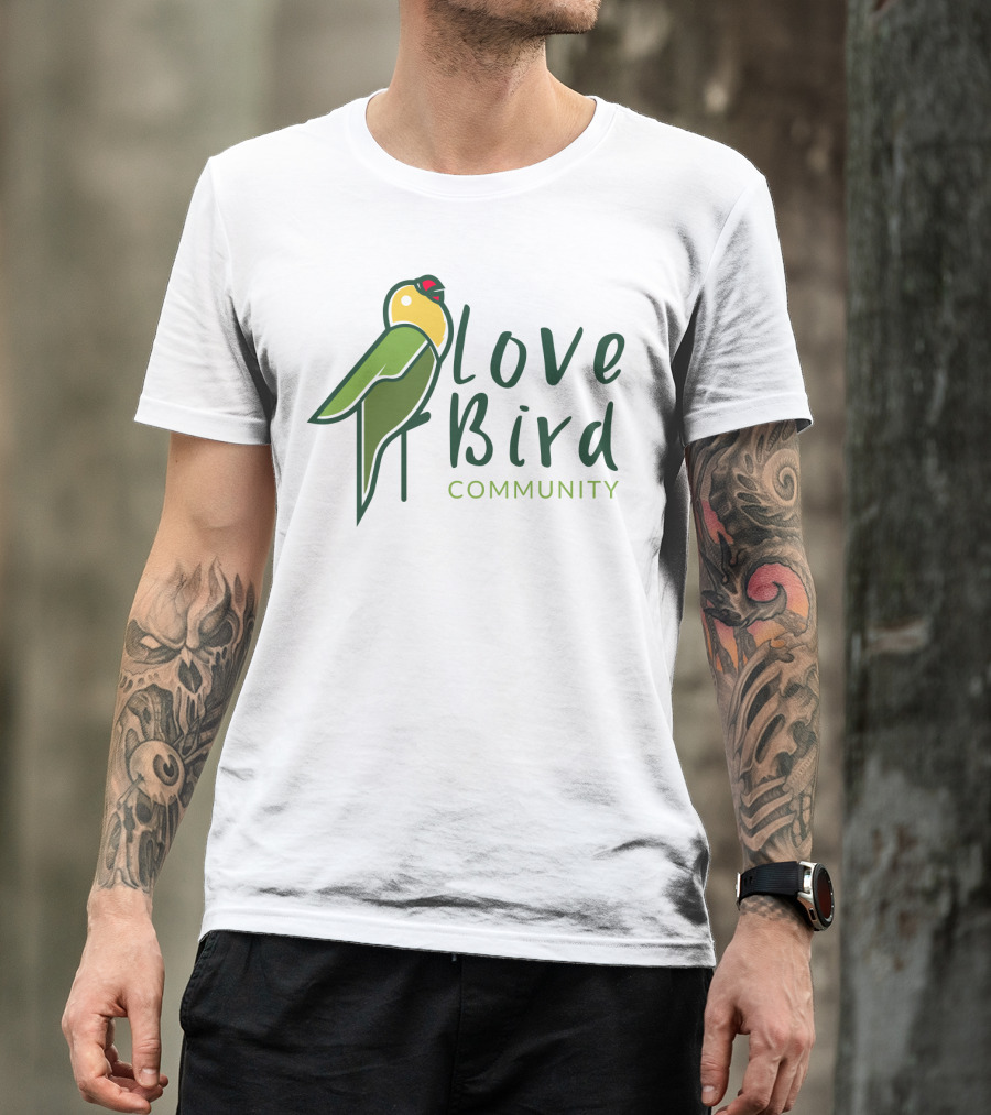 Love Bird Community Parrot T-Shirt