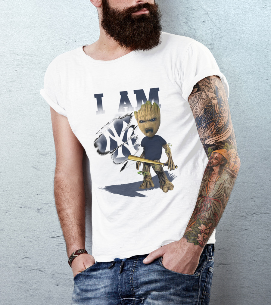 I Am New York Yankees Groot T-Shirt
