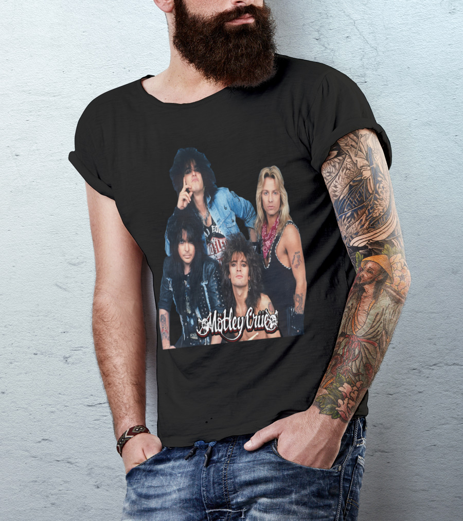 Motley Crue Band Members Photo T-Shirt