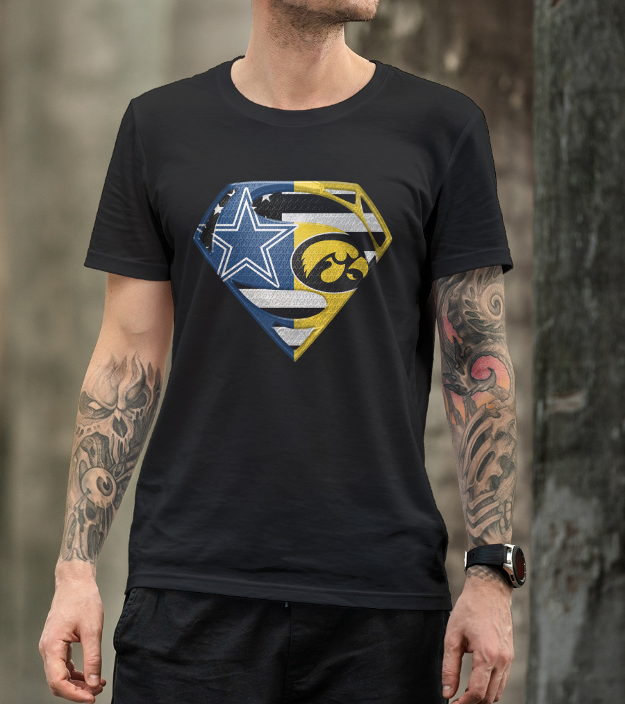 Cowboys Wildcats Superman Iowa T-Shirt