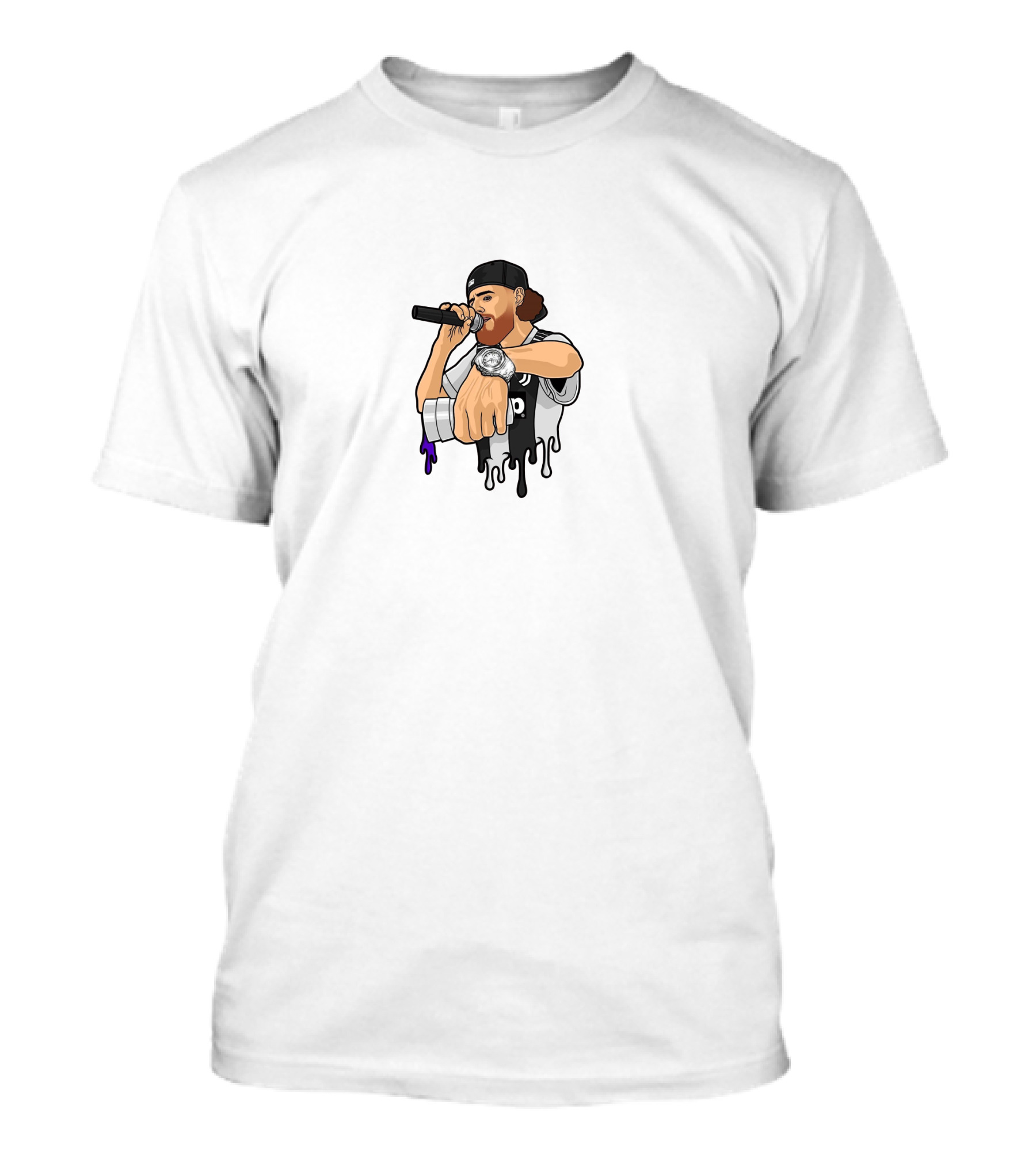 Jaydee Herencia De Patrones Singing Mic Drip Art Watch Cup T-Shirt