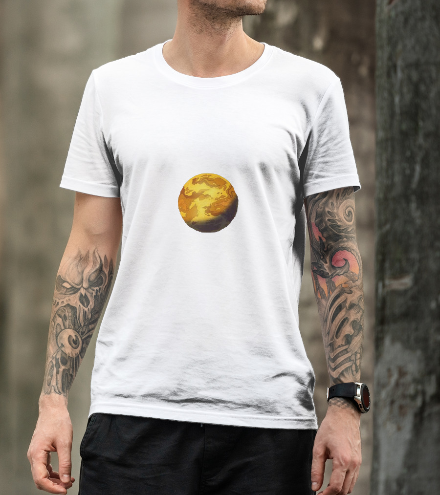 Mootopia Planet Cheese Sphere Block T-Shirt