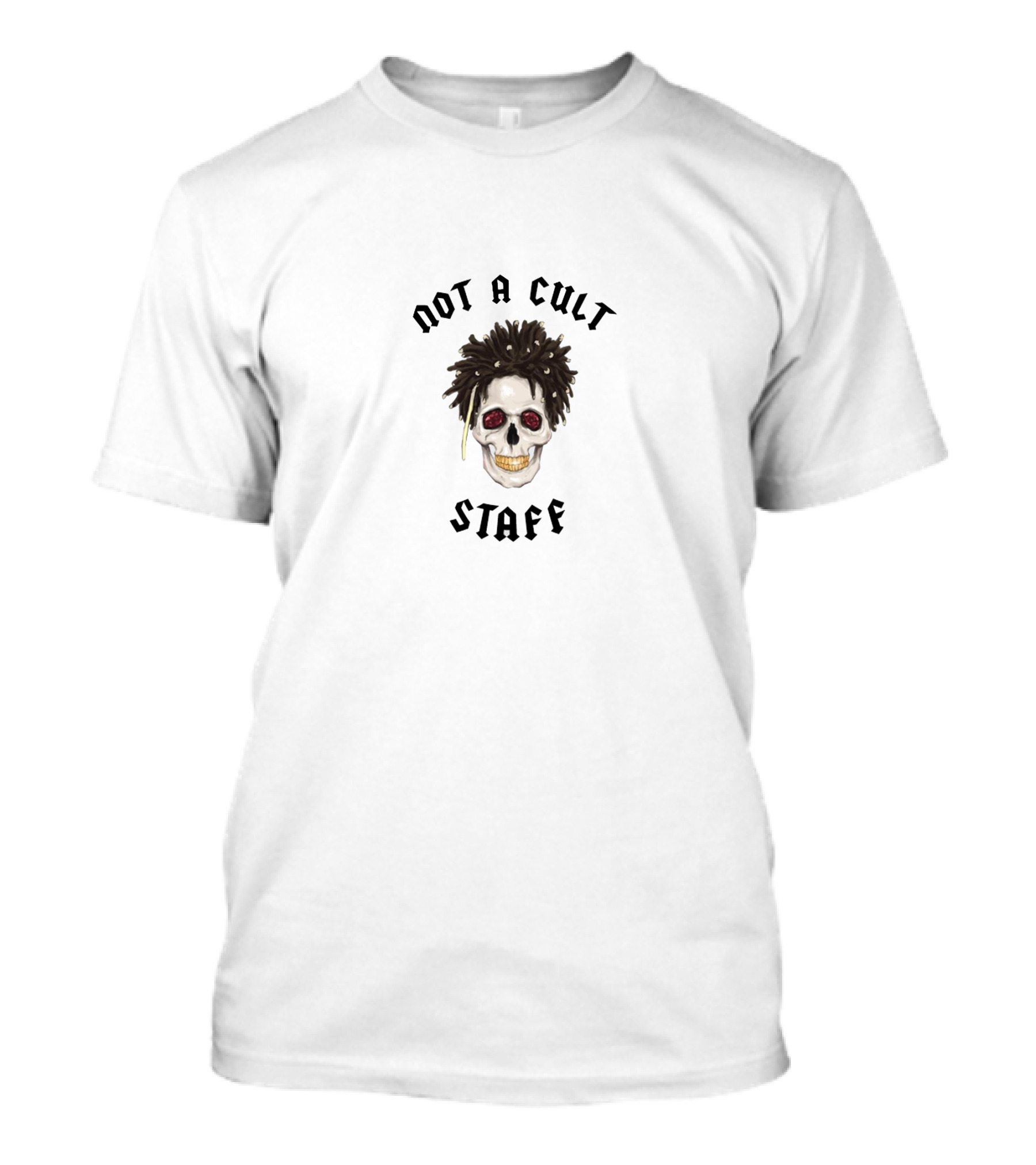 SAINt JHN Not A Cult Staff Skull T-Shirt