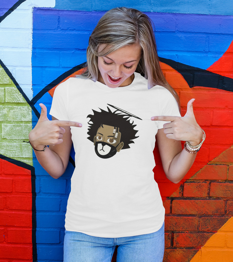 Bape Masked Character Halo Icon Brown Eyes T-Shirt