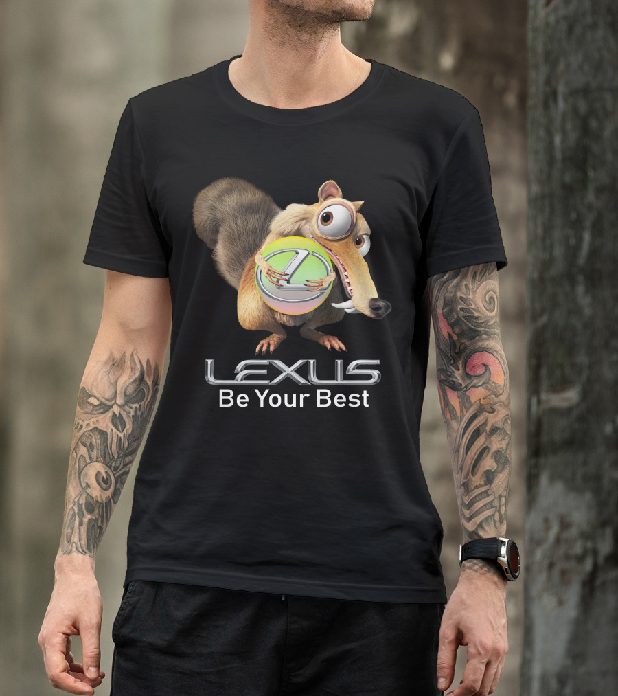 LEXUS Be Your Best Scrat Holding T-Shirt