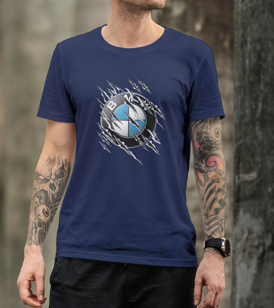 BMW Claw Mark Logo Effect T-Shirt