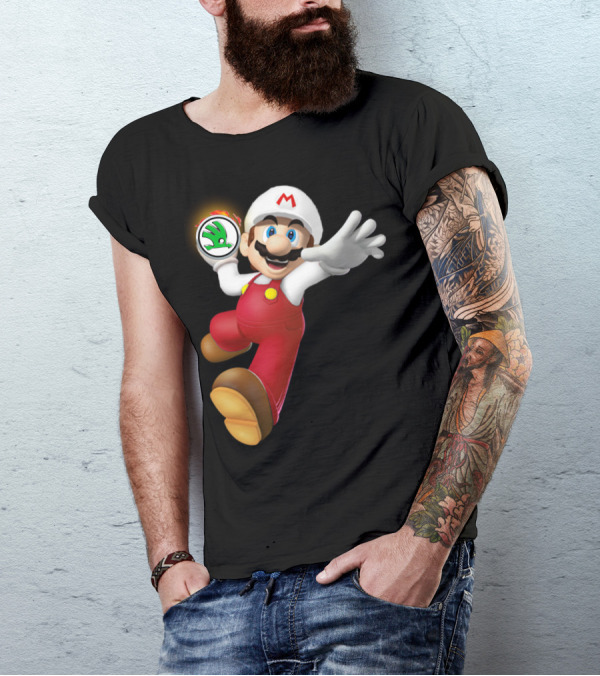 Mario Holding SKODA Emblem T-Shirt
