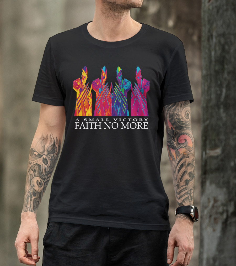 A Small Victory Faith No More Colorful Figures T-Shirt