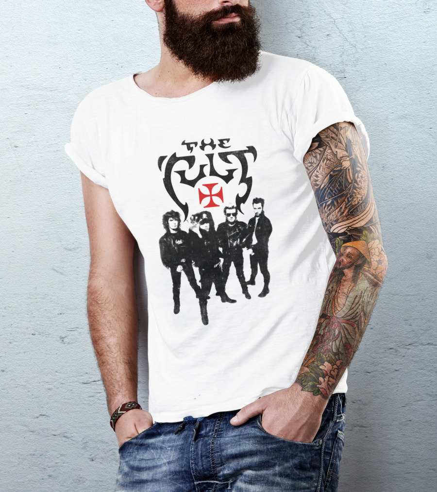 The Cult Band Cross Symbol T-Shirt