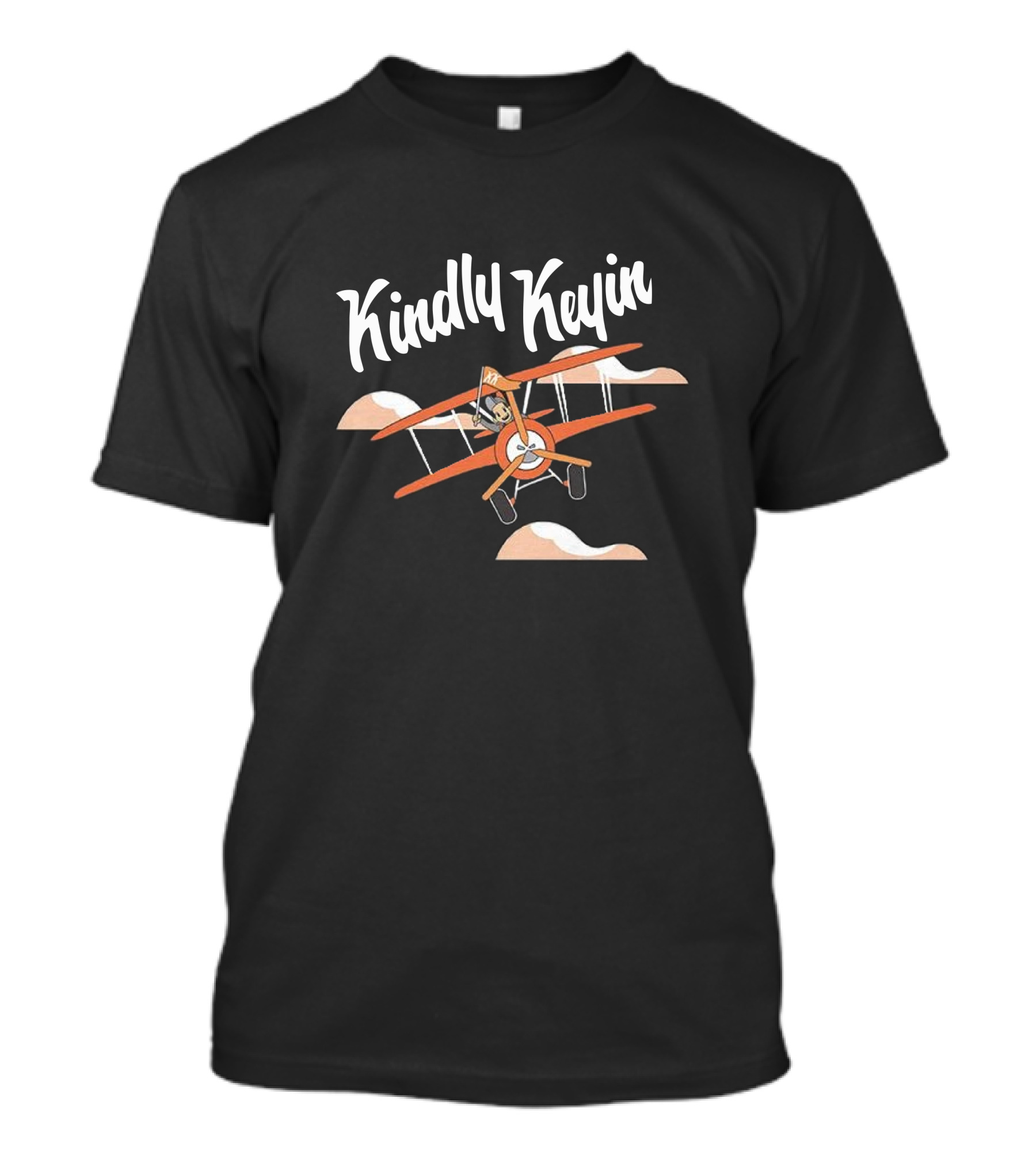 Kindly Keyin Flying Adventure Bi-Plane T-Shirt