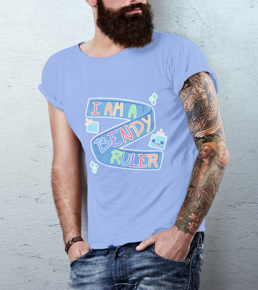 Skeppy I Am A Bendy Ruler Merch Bendy Ruler T-Shirt