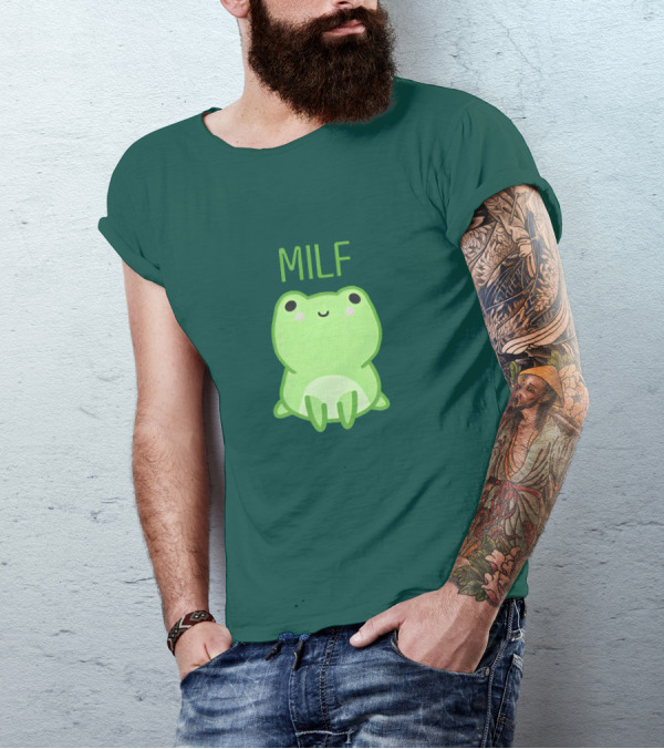 MILF ManILoveFwogs Merch Man I Love Fwogs Cute Frog T-Shirt