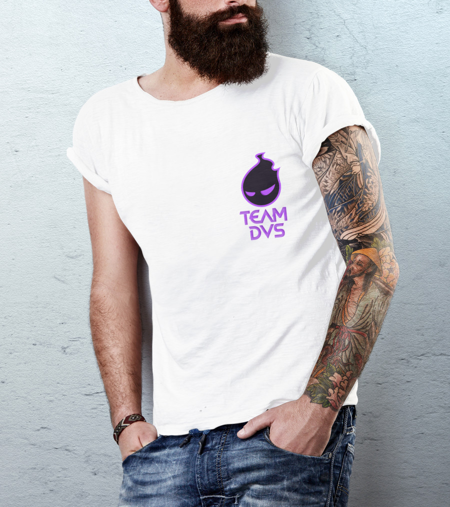 Team DVS Purple Flame Icon T-Shirt