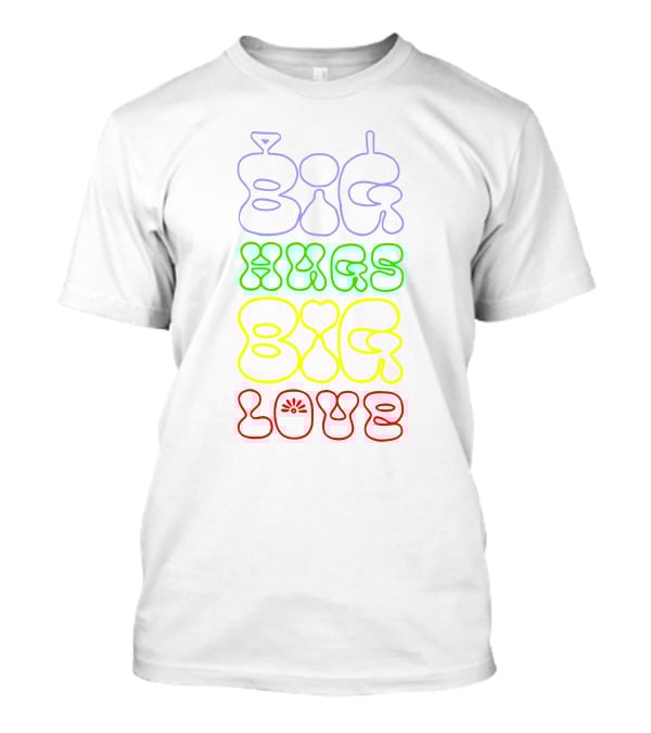 Teletubbies Big Hugs Big Love Pride Merch Store T-Shirt