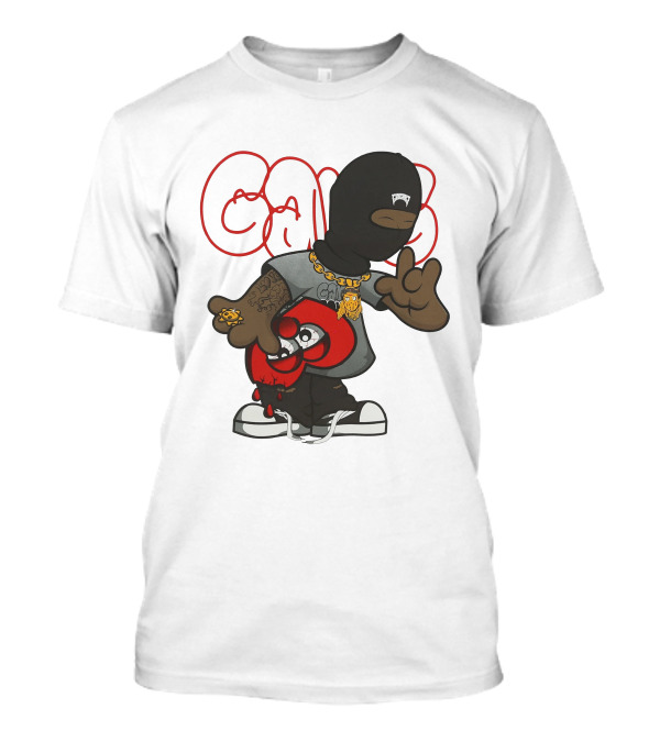 Glo Gang Character With Tattoo And Sneaker T-Shirt