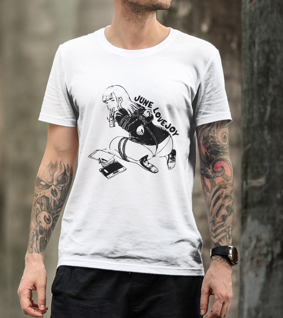 June Lovejoy Ropeplay Merch Comic T-Shirt