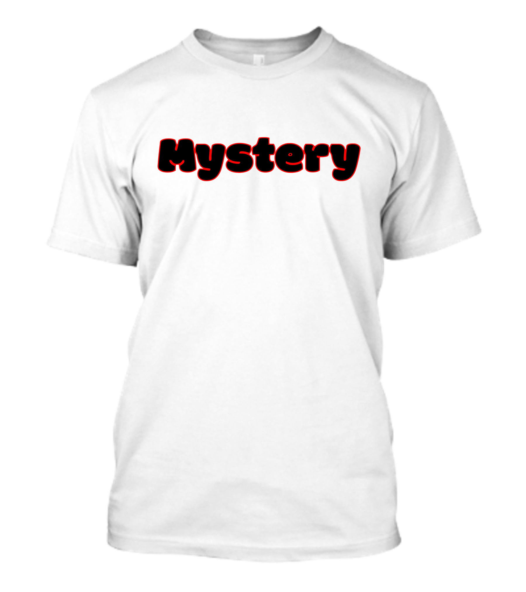 Mystery Goonzquad Mountain Collection Bold Red Outline Text T-Shirt