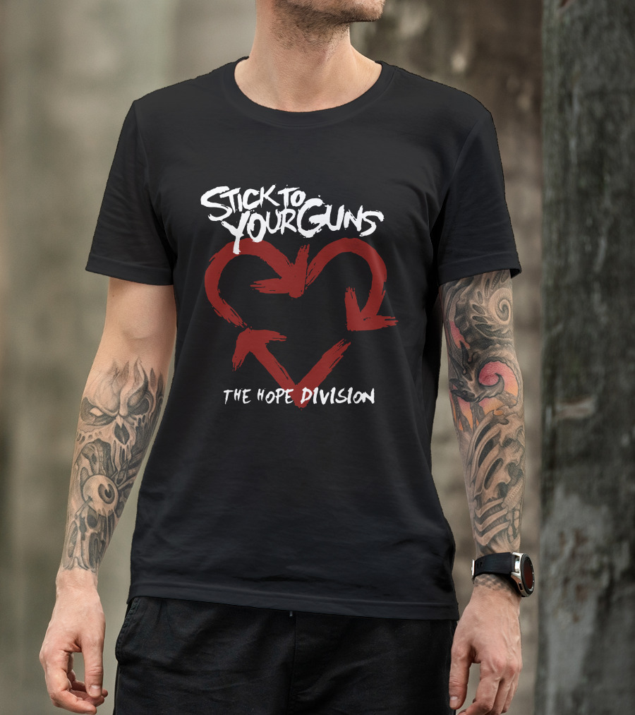 Stick To Your Guns The Hope Division Heart Arrow T-Shirt