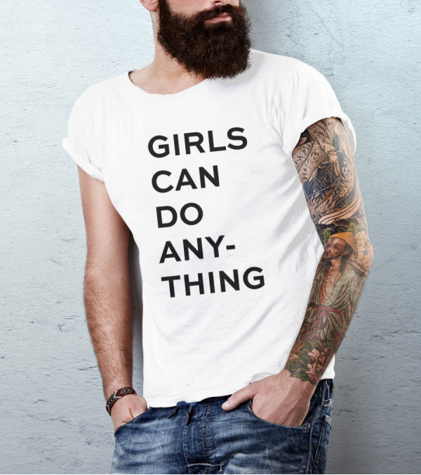 Girl Can Do Anything Girls Rock SB Amplify Women's History Month ZADIG&VOLTAIRE T-Shirt